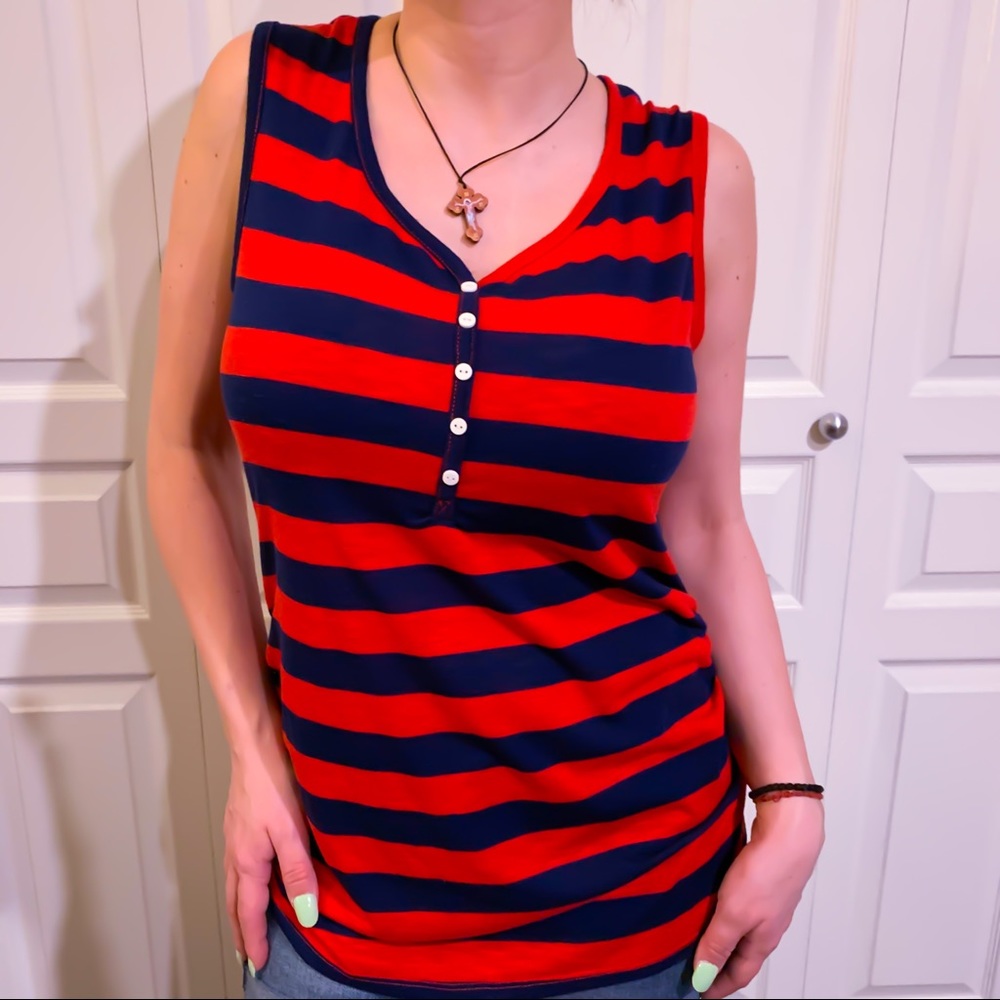 NWOT Gorgeous Striped Tank Top